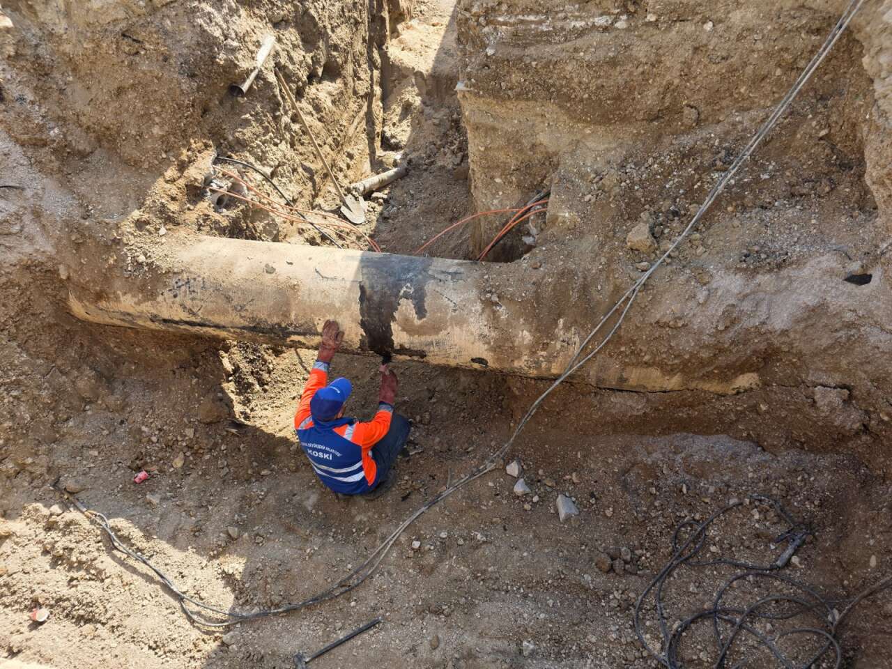 Konya’da 700’lük dev içme suyu hattı yenilendi 7